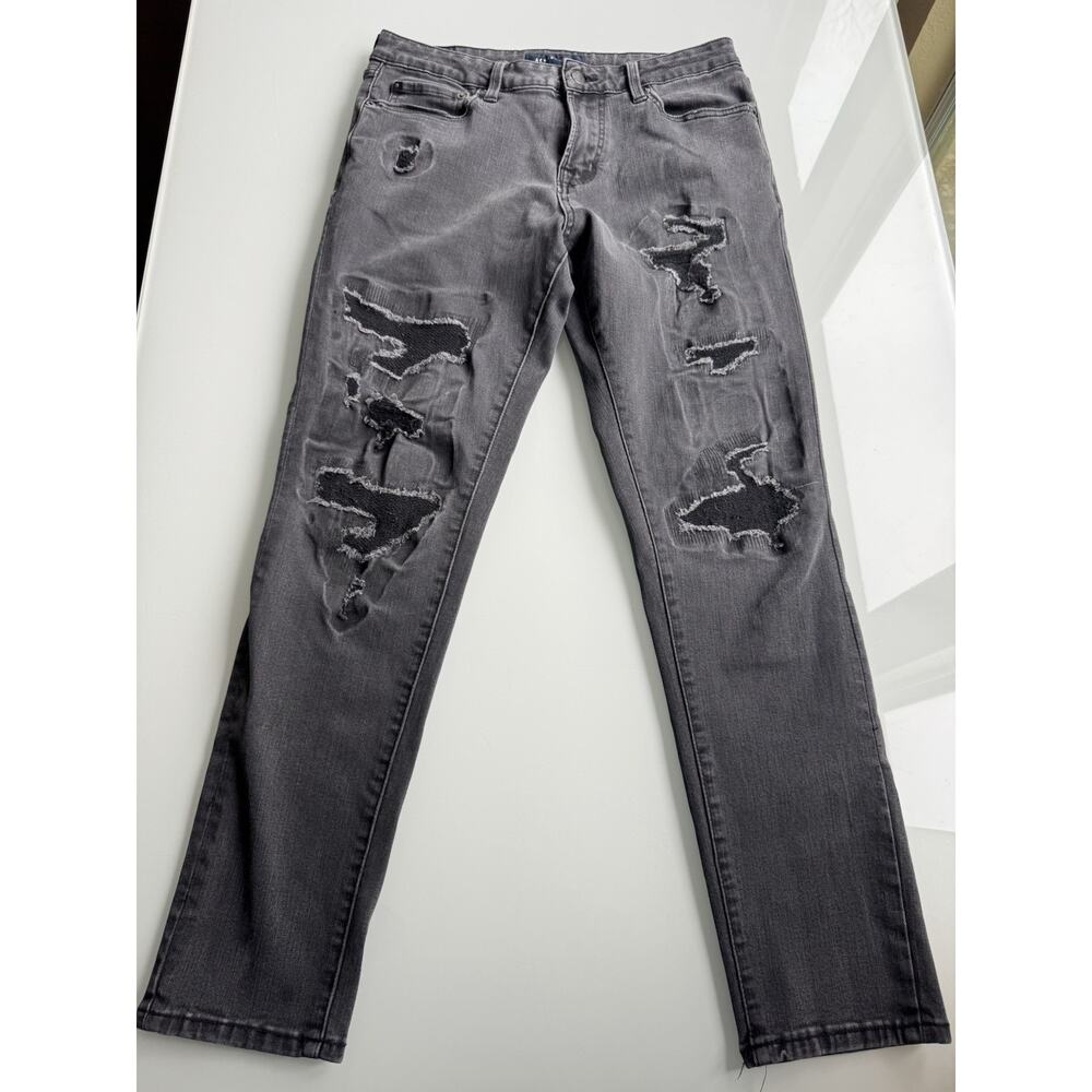 Aeropostale Men's Athletic Skinny Black Jeans Size 30 X 32